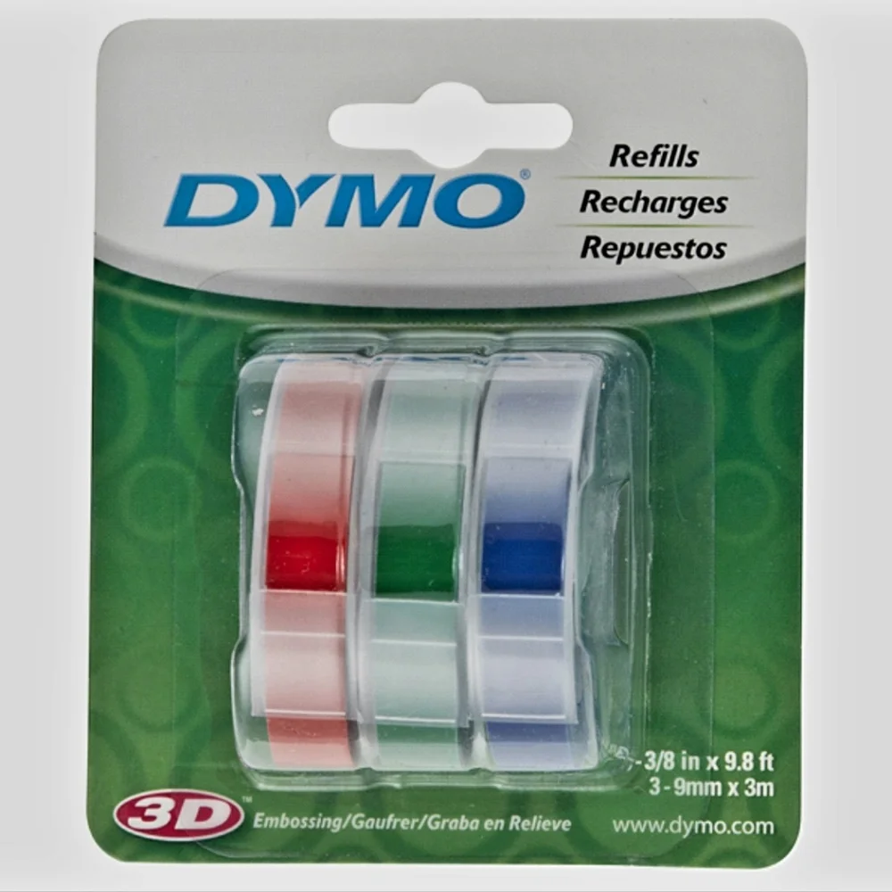 Dymo Embossing Variety Tape 3 PK